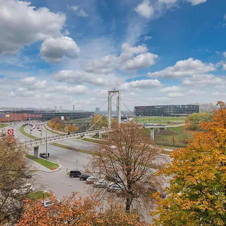 Tower With Free Parking Near Zalgirio Arena By Polo Apartment *